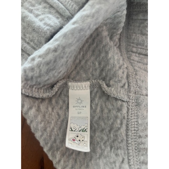 Aerie Offline Sports Bra Set 2 Gray Coffee Run Dark Green Seamless Waffle Small - Picture 3 of 12